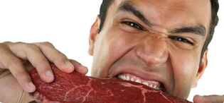 Manger de la viande pour un homme pour augmenter sa puissance